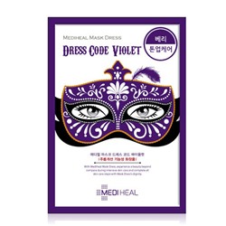 Mediheal Mask Dress Code Тканевая маска для глаз Фиолет