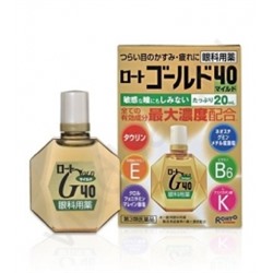 Rohto Gold 40 mild - Японские глазные капли c Хондроитином11