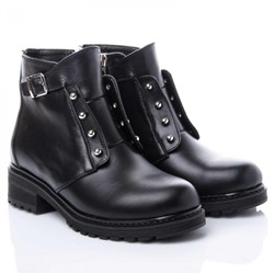 Женские кожаные ботинки LaRose L2152 Черный: Под заказ