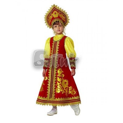 Детский карнавальный костюм Сударушка (зв. маскарад) 404