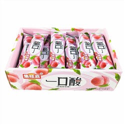 Жевательные конфеты JIWANGJIA со вкусом персика 10гр (30шт в блоке)
