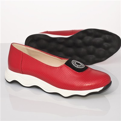 Женские кожаные туфли V.Arimany V1282 Красный: Под заказ