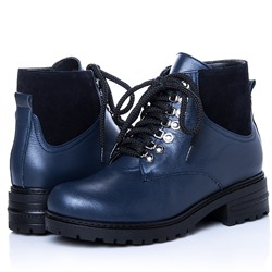 Женские кожаные ботинки LaRose L2268 Синий: Под заказ