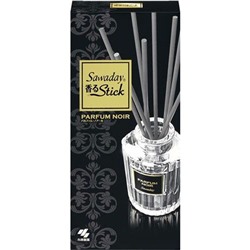Освежитель воздуха для дома (с палочками) легкий роскошный восточный аромат (Parfum Noir Fragrant Stick, Sawaday, 70 мл