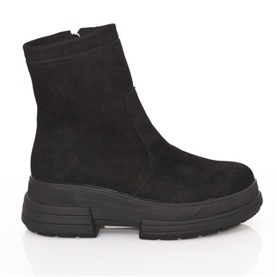 Женские кожаные ботинки DeLis DeL2203 Черный нубук: Под заказ