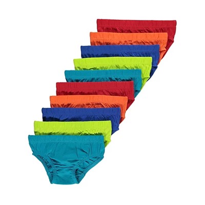 Assorted Colour Briefs 10 Pack