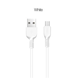 USB кабель micro USB 3.0м HOCO X20 (белый)