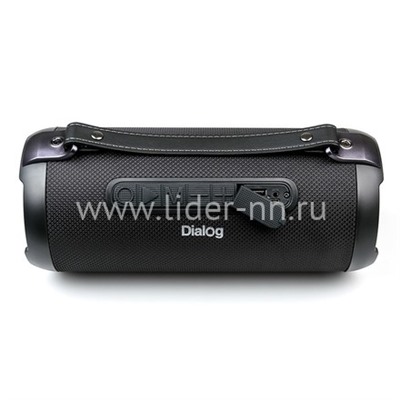 Портативная колонка DIALOG Progressive  AP-950 12Вт Bluetooth/FM/USB/SD (черная)