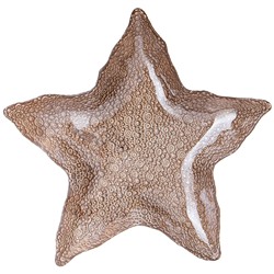 Bronco 336-083 блюдо "starfish" sand 34см