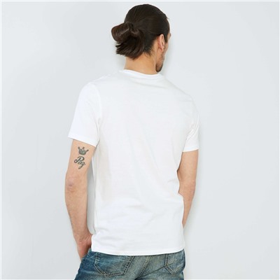 Прямая футболка Eco-conception - белый