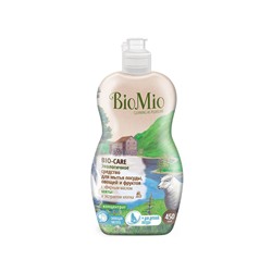 BioMio Ср-во жидкое д/мытья посуды Мята, 450мл