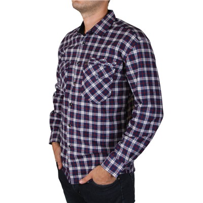 Рубашка мужская утепленная Sainge F904-4
