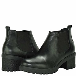 Женские кожаные ботинки LaRose L2030 Черный: Под заказ