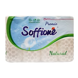 Туалетная бумага Soffione Premio, 3 сл., 12 рул., белая