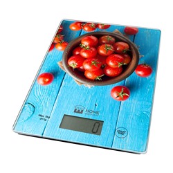 Весы HOME ELEMENT HE-SC935 кухонные 5кг стекло сенсор Спелый томат (12)