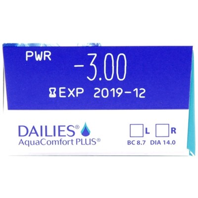 Dailies Aqua Comfort Plus, 30pk
