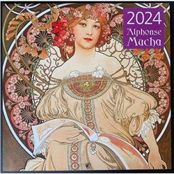 Альфонс Муха. Календарь настенный на 2024 год, 30х30 см