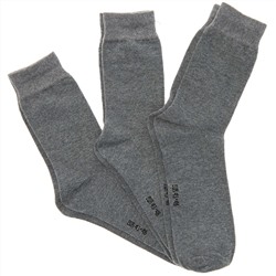 Комплект из 3 пар носков - серый