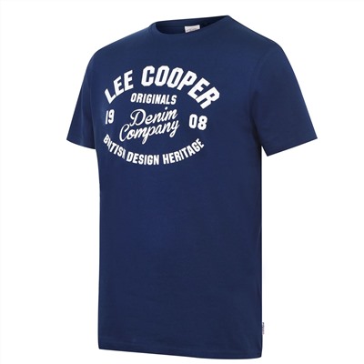 Lee Cooper, Cooper Logo T Shirt Mens