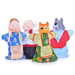Кукольный театр Волк и лиса (4 персонажа)