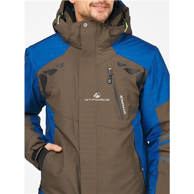 Мужская зимняя горнолыжная куртка цвета хаки 1972Kh