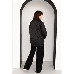 Куртка женская демисезонная 24680 (черный/латте)