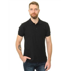 Рубашка поло с манжетом мужская Мос Ян Текс цвет "Черный"