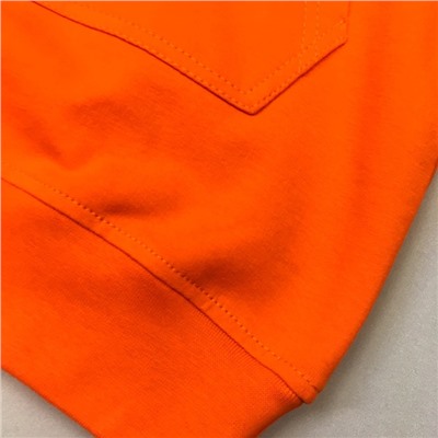 Арт. 13102 Худи с карманом и капюшоном. Цвет оранж