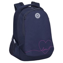 Рюкзак молодёжный Grizzly, 40 х 29 х 20 см, эргономичная спинка, отделение для ноутбука