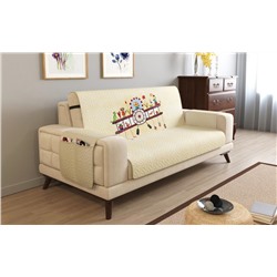 Дивандек на 3х местный диван с подлокотниками, 195*165 см. + 30 см. клапан арт. ДДСМ023-10984-СД.М0006