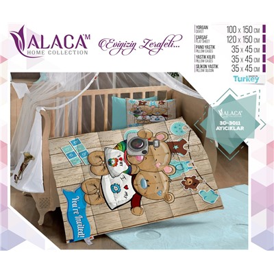 Постельное Белье с Одеялом для Новорожденных 3D - ALACA