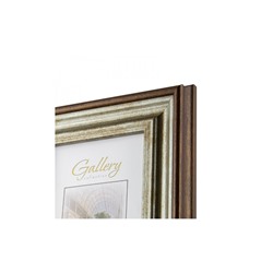 Рамка для сертификата Gallery 30x40 пластик серебро 664049-15, с пластиком		артикул 5-43376
