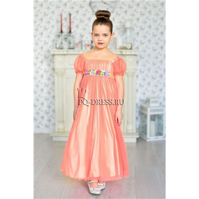 Платье "Натали", цвет персик