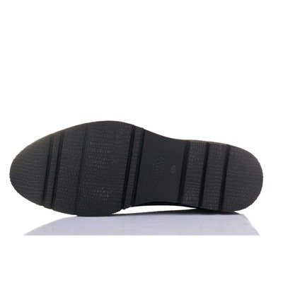 Мужские кожаные туфли LaRose L1302 Черный Замш: Под заказ