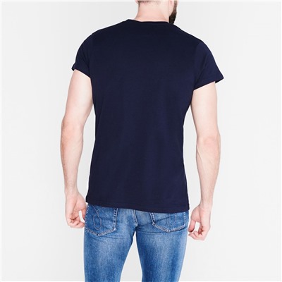 Lee Cooper, Essentials 3 Button T Shirt Mens