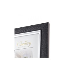 Фоторамка Gallery 10x15 (А6) пластик черный 652847-4, с пластиком		артикул 5-43325