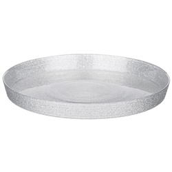 Аксам 339-394 тарелка "miracle" silver shiny высокий борт  21см