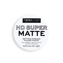 Пудра рассыпчатая HD Super Matte loose setting powder, бесцветная