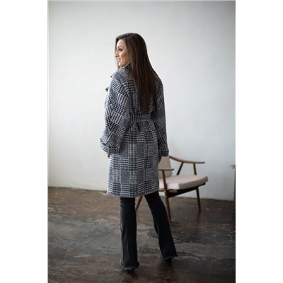Пальто женское демисезонное 22480  (grey)