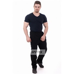 Спортивные брюки мужские A-027 черный