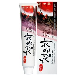 Гелевая зубная паста с экстрактом граната Восточный Красный Чай Chungeun Cha Gum Care Pomegranate Tea Toothpaste, KERASYS   130 г