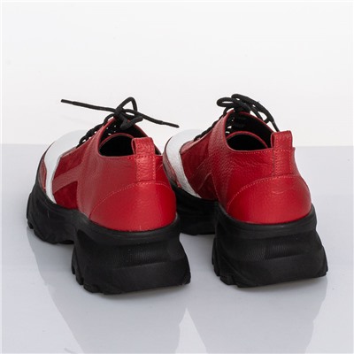 Женские кожаные туфли Shik Shoes Shik 2419 крас+бел: Под заказ