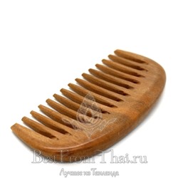 Деревянная расческа-гребень для густых и кудрявых волос