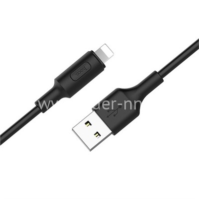 USB кабель для iPhone 5/6/6Plus/7/7Plus 8 pin 1.0м HOCO X25 (черный)