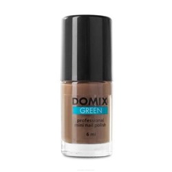 Domix Green Professional Лак для ногтей, коричневато-серый, 6 мл