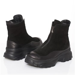 Женские кожаные ботинки Lacs LA20569 Черный Замш+Софт: Под заказ