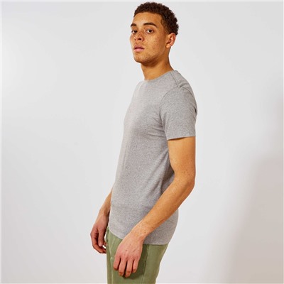 Узкая меланжевая футболка  Eco-conception - серый