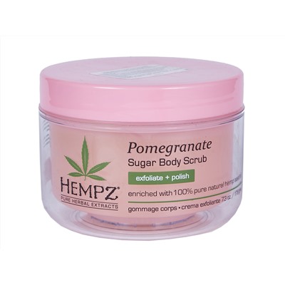 Hempz  |  
            POMEGRANATE Herbal Sugar Body Scrub Скраб для тела