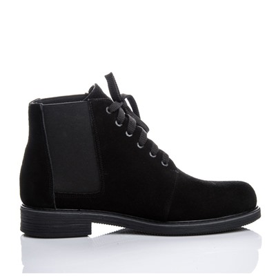 Мужские кожаные ботинки LaRose L1056 Черный Замш: Под заказ