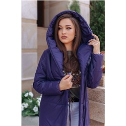 Пальто женское демисезонное 21910/б  (фиолет)